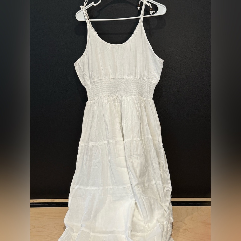 NWT Ananta Elegant White Maxi Boutique Dress Size Large/Extra Large